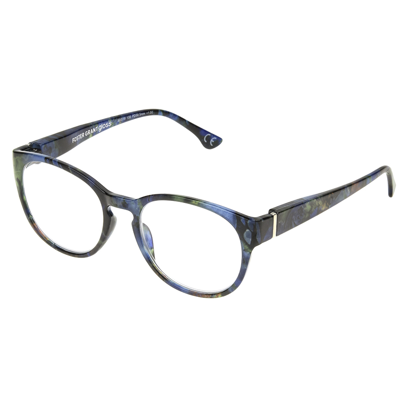 Foster Grant Everly Women's Reading Glasses - Blue Multicolour - 1.25