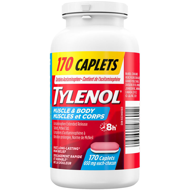 Tylenol* Muscle and Body Pain Reliever - 170s