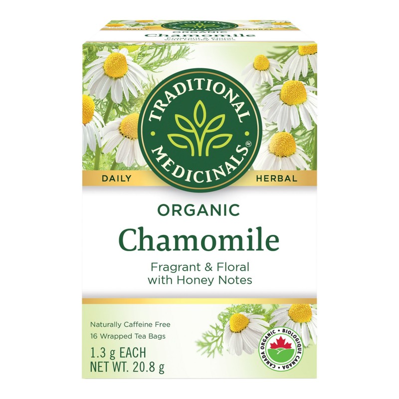 Traditional Medicinals Organic Wrapped Tea Bags - Chamomile - 16's