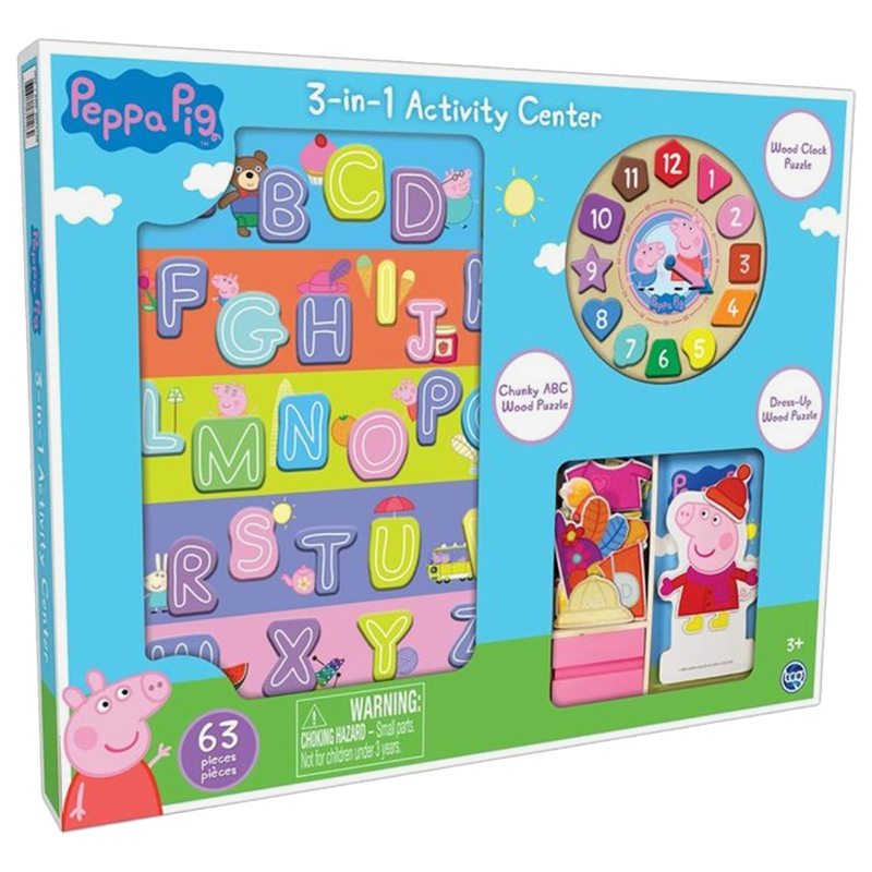 peppa pig wooden puzzle