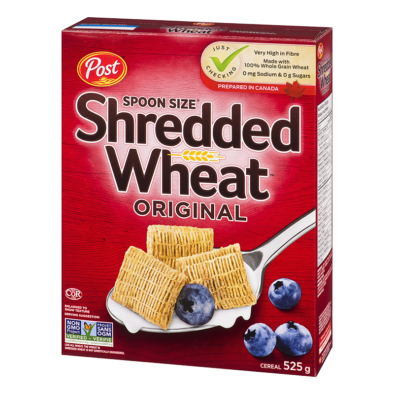 Post Spoon Size Shredded Wheat - 525g