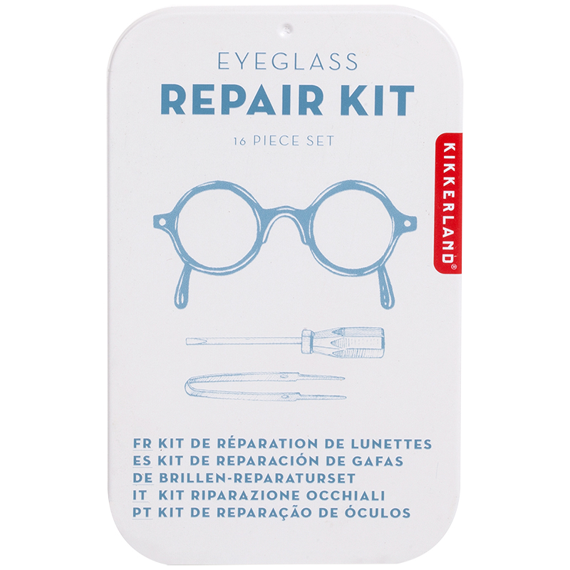 Kikkerland Eyeglass Repair Tool Set - 16pc