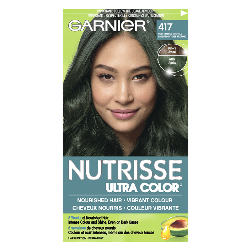 Garnier Nutrisse Ultra Color Permanent Hair Colour 417 Deep Intense Emerald