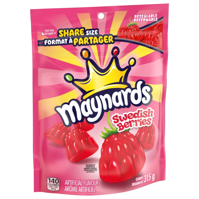 Maynards Swedish Berries Gummy Candies - 315g