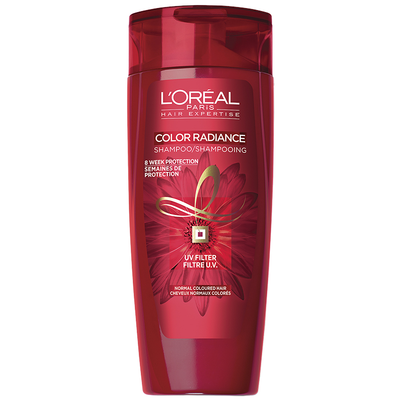 L'Oreal Color Radiance Shampoo for Regular Coloured Hair - 385ml