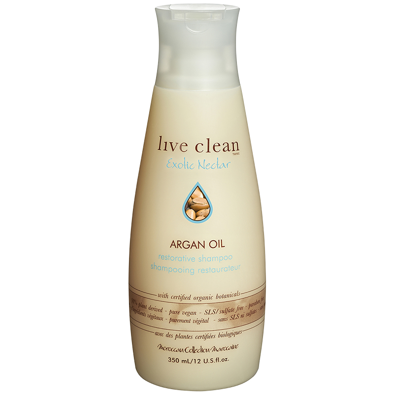 Live Clean Exotic Nectar Argan Oil Restorative Shampoo - 350ml