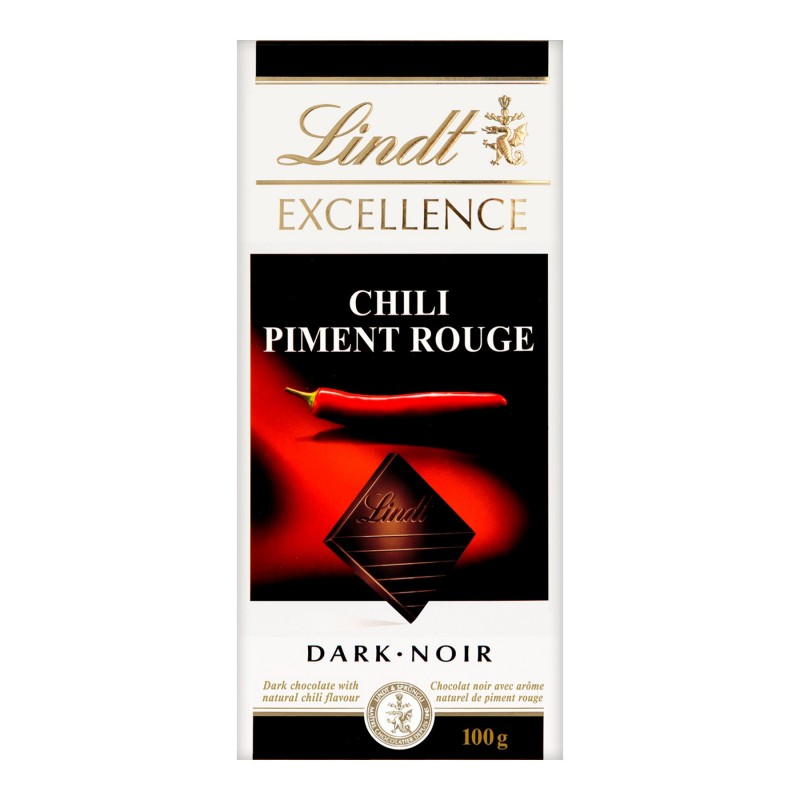 Lindt Excellence Dark Chocolate Bar - Chili - 100g
