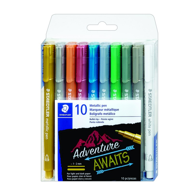 Staedtler Metallic Pen Markers - 10 pack