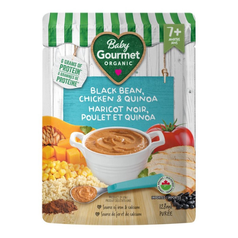 Baby Gourmet Meals Black Bean Chicken & Quinoa - 128ml