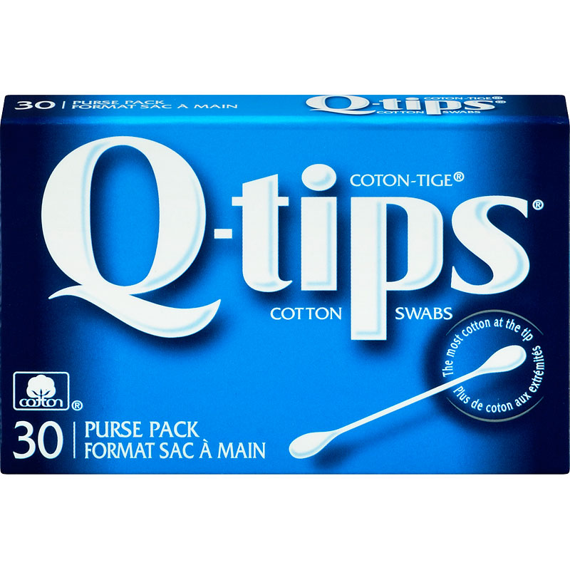 Q-Tips Cotton Swabs - Travel Pack - 30