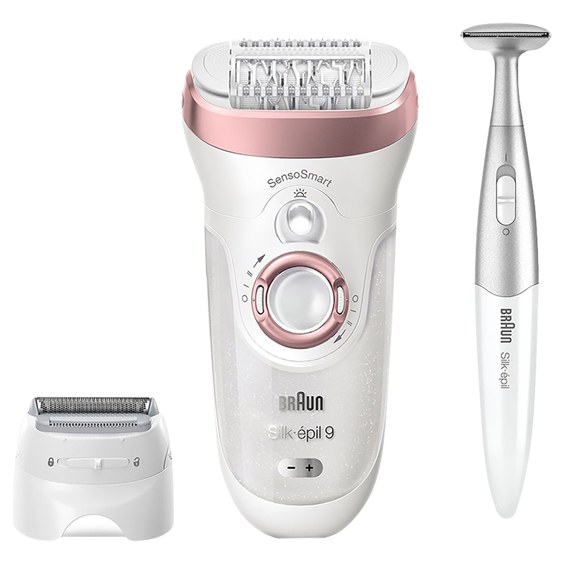 Braun Silk-épil 9 Epilator for Long-Lasting Hair Removal with Electric  Shaver & Trimmer, Bikini Trimmer & Exfoliator, 100% Waterproof, UK 2 Pin  Plug, 9-980, Rose Gold : Beauty & Personal Care 