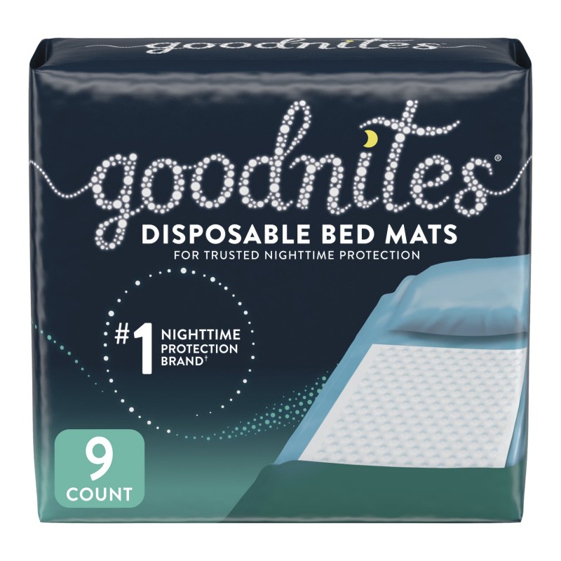 GoodNites Incontinence Bed Mats - 9 Count