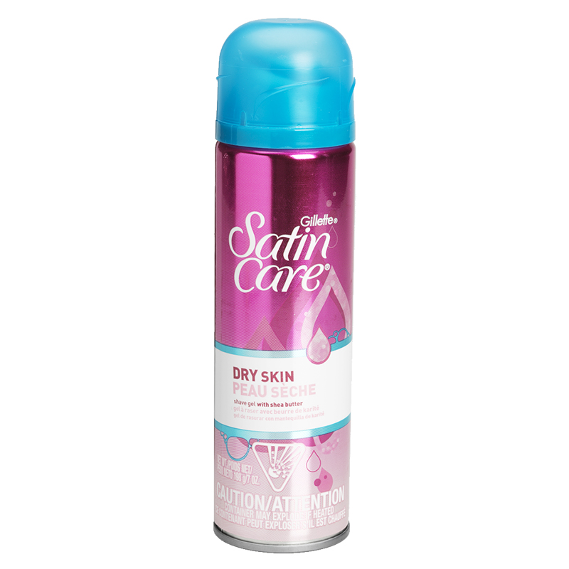 Gillette Satin Care Dry Skin Shave Gel - 198g