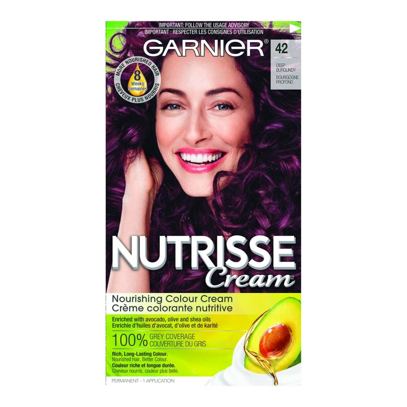 Garnier Nutrisse Cream Permanent Hair Colour 42 Deep Burgundy