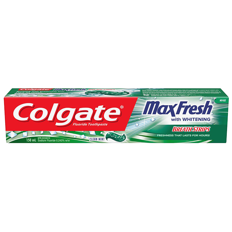 Colgate Max Fresh with Whitening Toothpaste - Clean Mint -150ml