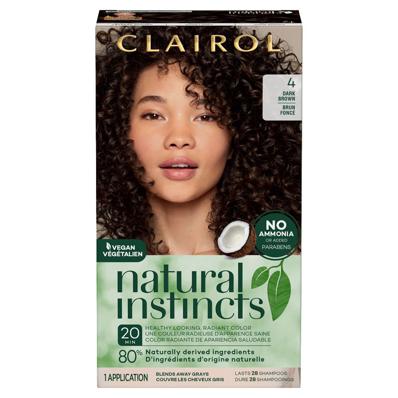 Clairol Natural Instincts Hair Colour 4 Dark Brown