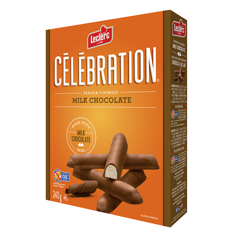 Leclerc Celebration - Milk Chocolate Finger- 240G