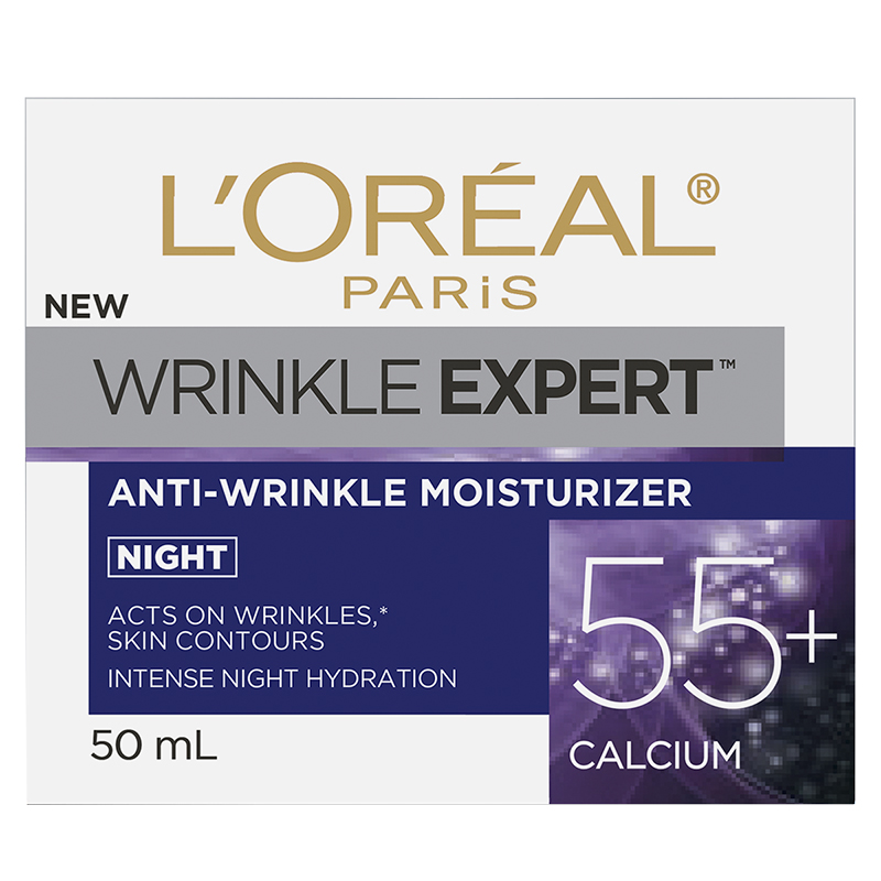 L'Oreal Wrinkle Expert Anti-Wrinkle Moisturizer 55+ Calcium - Night - 50ml