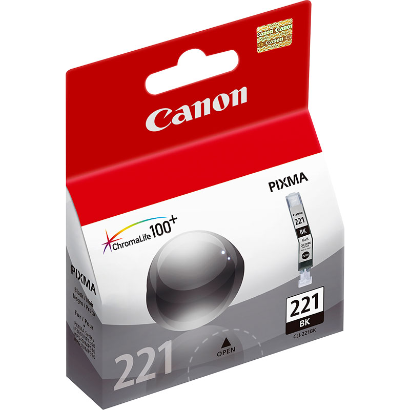 Canon CLI-221BK Ink Cartridge - Black