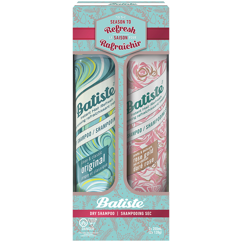 Batiste Dry Shampoo Holiday Gift Pack - 2 x 200ml