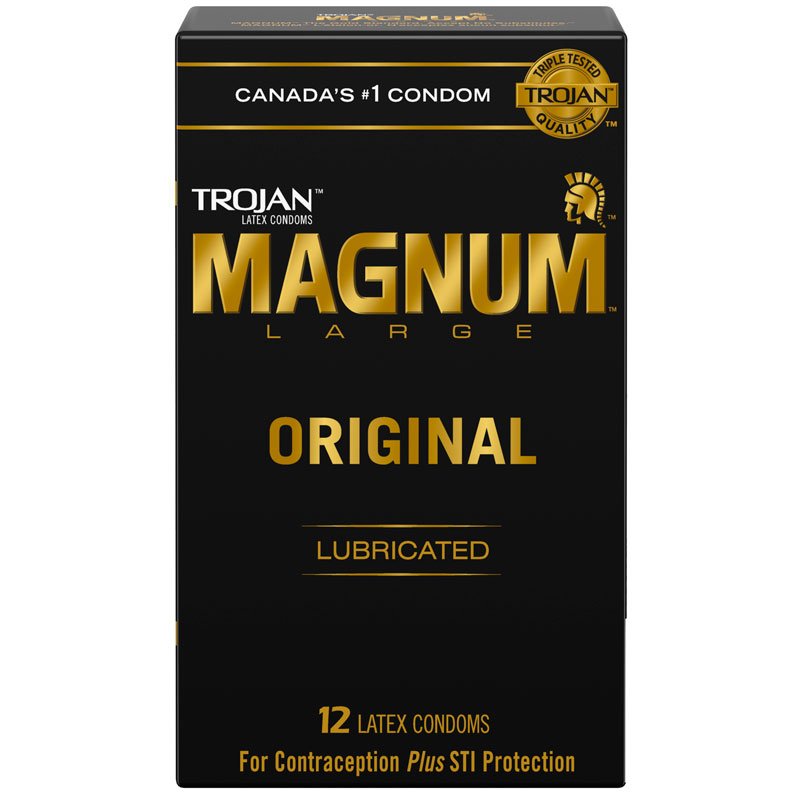 Trojan Magnum Lubricated Condoms - 12s