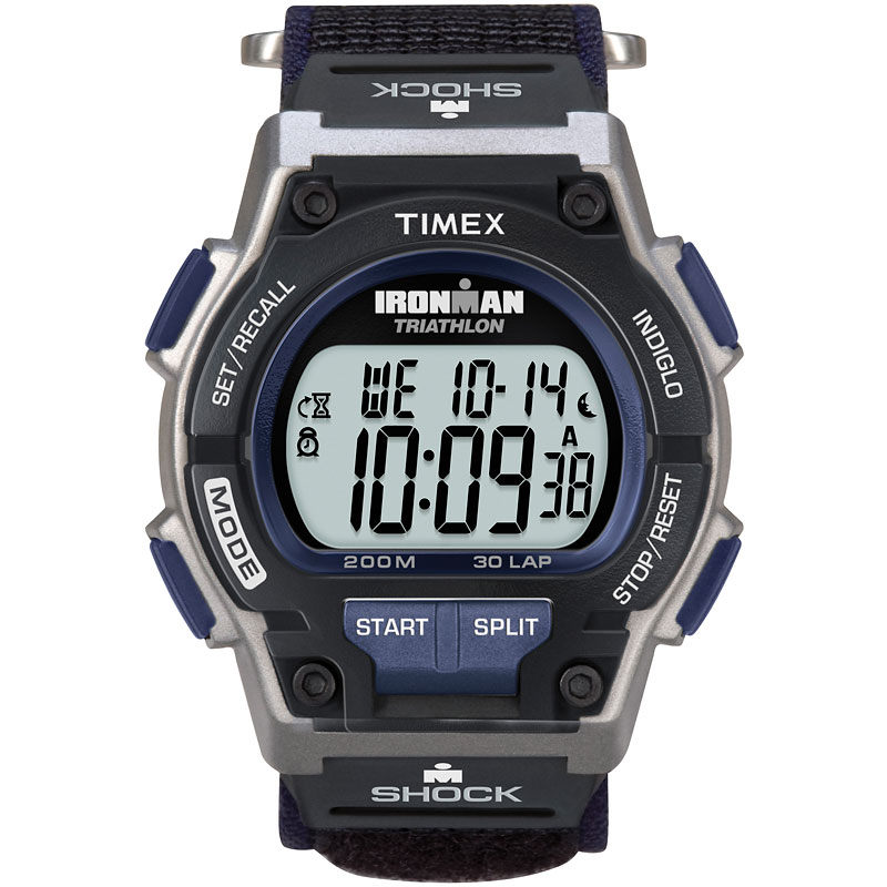Timex Ironman Triathlon 30 Lap Watch - Silver/Dark Blue - 5K198 | London  Drugs