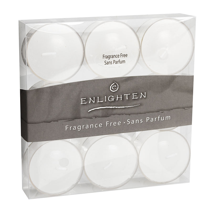 Enlighten Tealights - Unscented - 9 pack