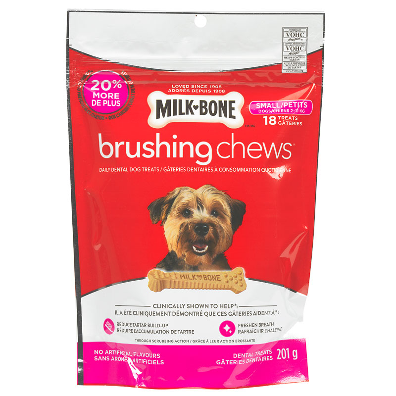 Milkbone Brushing Chew Dog Treats - Small - 18s