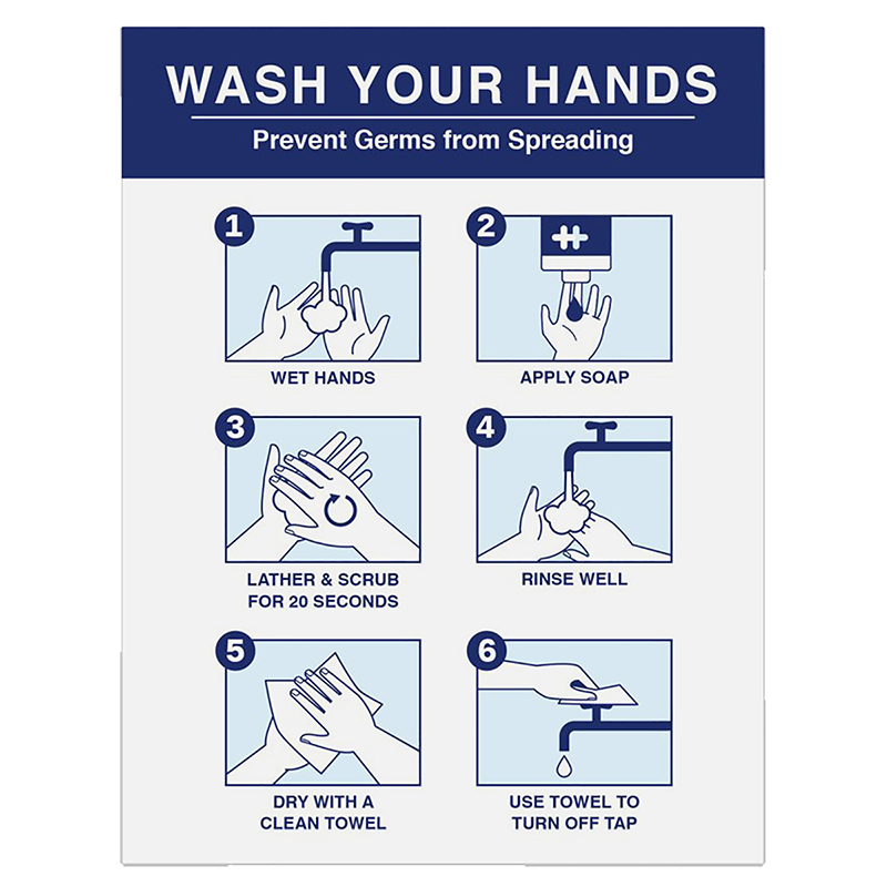 AVERY HAND WASH INSTRUCTION