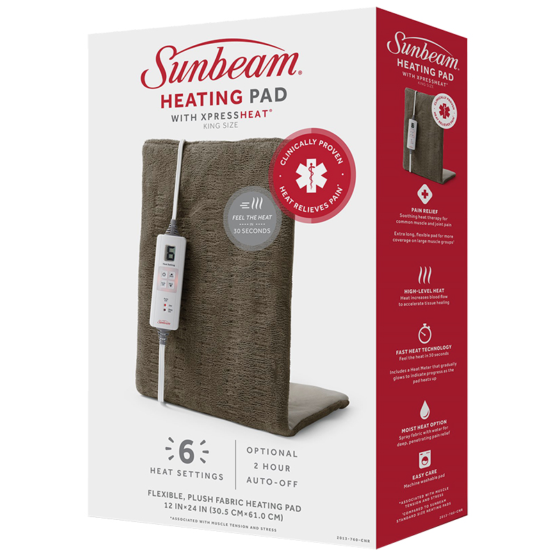 SunbeamXpressHeat Heating Pad - King Size - 2102235