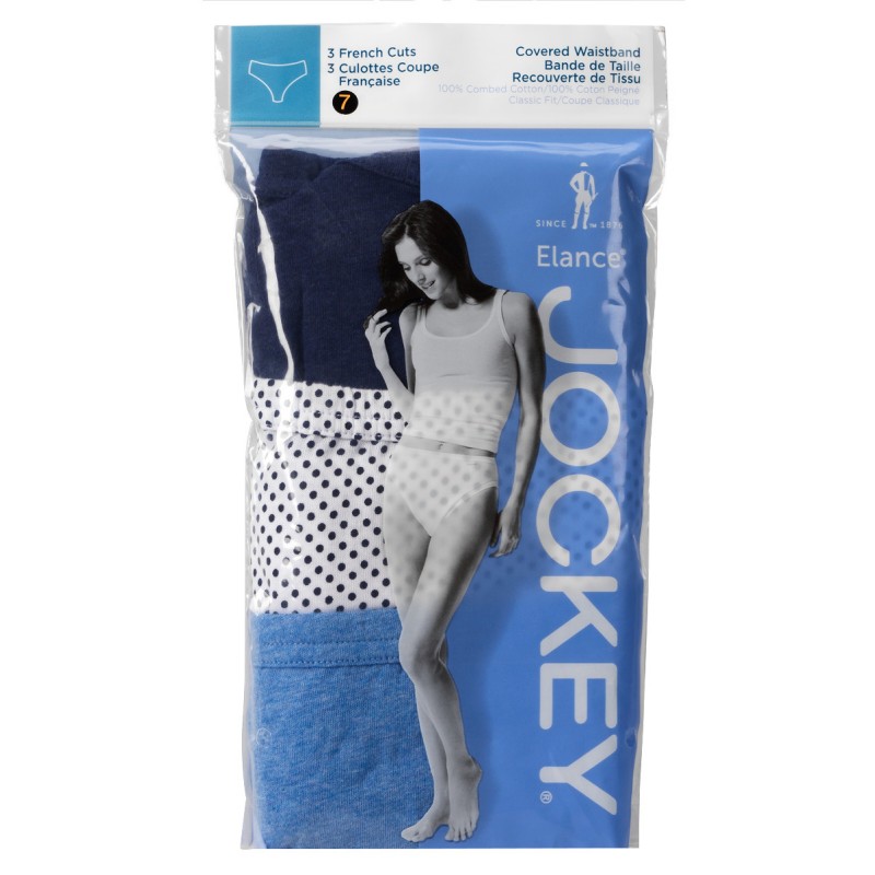 Jockey® Elance® 3-Pack French Cut Briefs (Plus Size) at Von Maur
