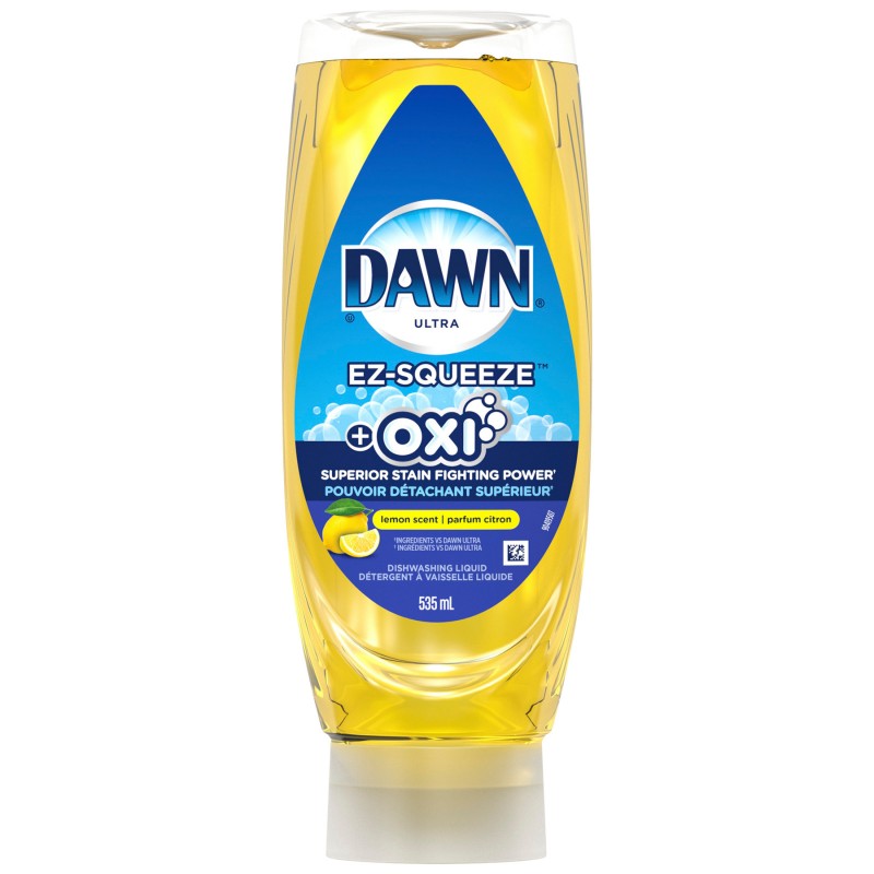 Dawn EZ-Squeeze Lemon Oxi Dish Soap - 535 ml