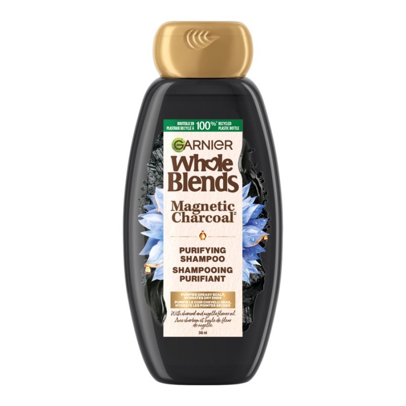 Garnier Whole Blends Magnetic Charcoal Purifying Shampoo - 346ml
