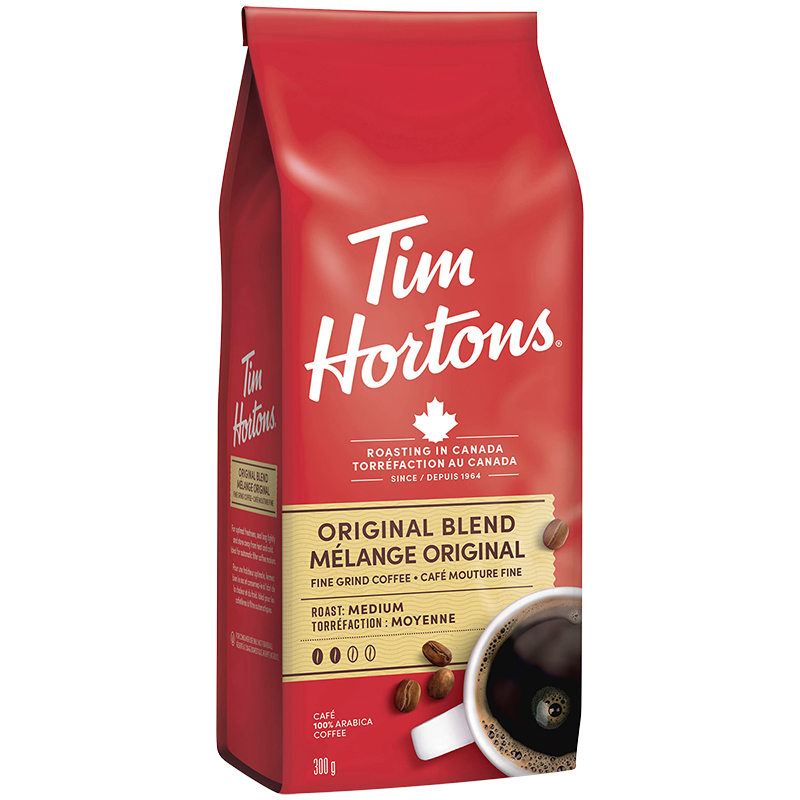 Tim Hortons Coffee - Original Blend - Ground Coffee - 300g
