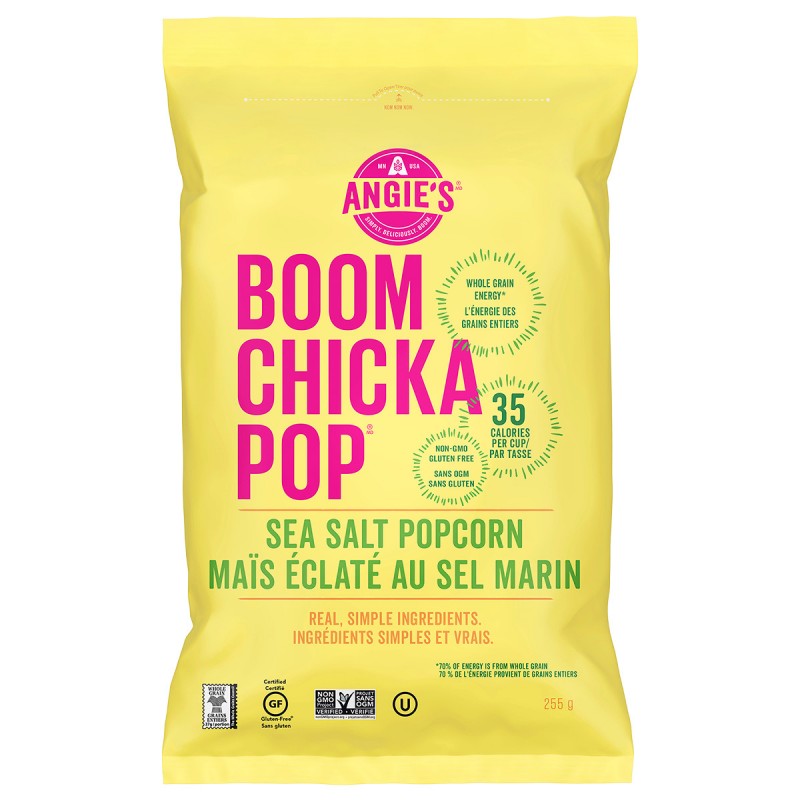 Angie's Boomchickapop Popcorn - Sea Salt - 255g