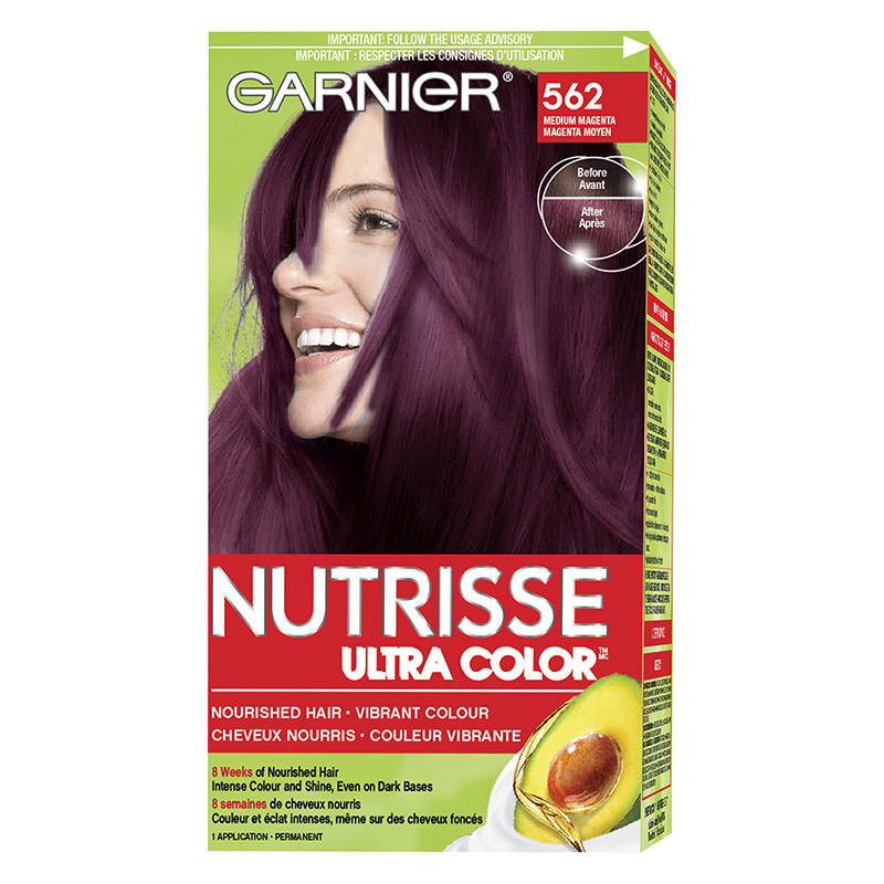 Garnier Nutrisse Ultra Color Permanent Hair Colour 562 Medium Magenta