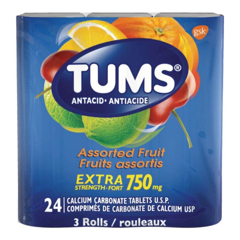 Tums Ex-Strength Fruit - 3pk