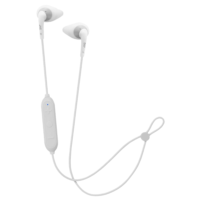 JVC Gumy Sport Wireless Headphones - Grey - HAEN15WH