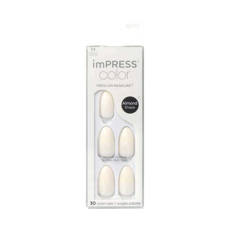 ImPRESS Color Press-on Manicure False Nails Kit - Medium - Almond - Ballroom - 30's