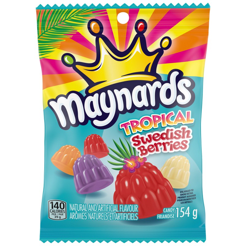 Maynards Candy - Tropical Swedish Berries - 154g
