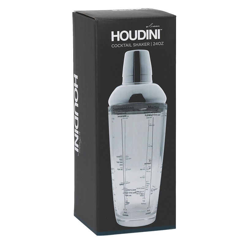Houdini Cocktail Shaker - Clear - 24 Oz