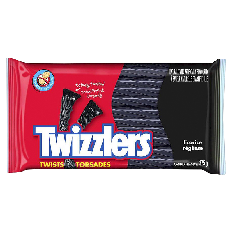 Twizzlers Twists - Licorice - 375g