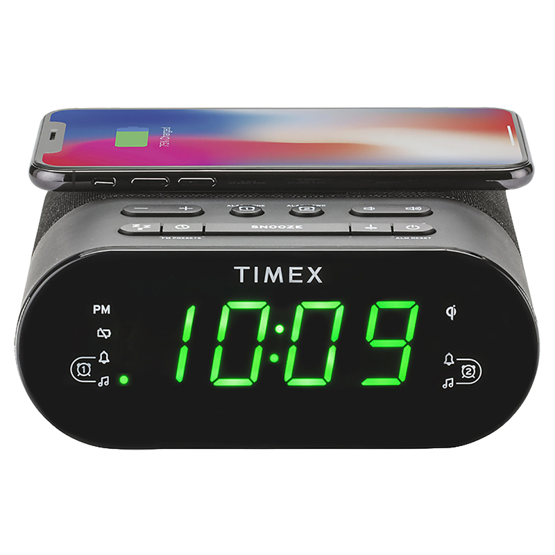 Timex FM Alarm Clock Radio - Black - TW500B
