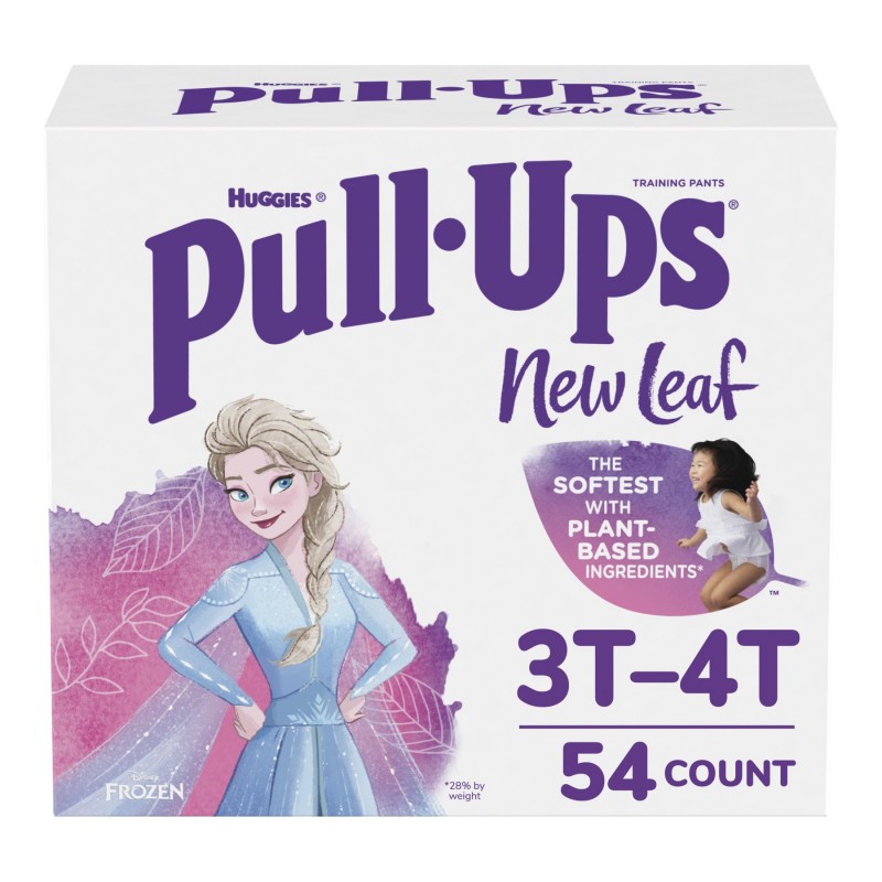 Pull-Ups New Leaf Boys' Disney Frozen Potty Training Pants, 3T-4T (32-40  lbs), 112 Ct (4 packs of 28), Packaging May Vary