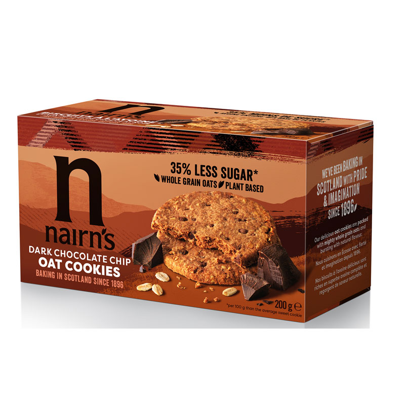 Nairn's Oat Cookies - Dark Chocolate Chip - 200g