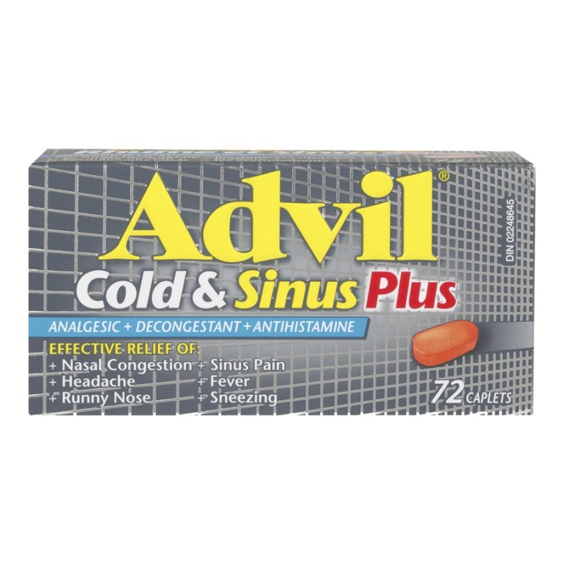 Advil Cold & Sinus Plus Caplets