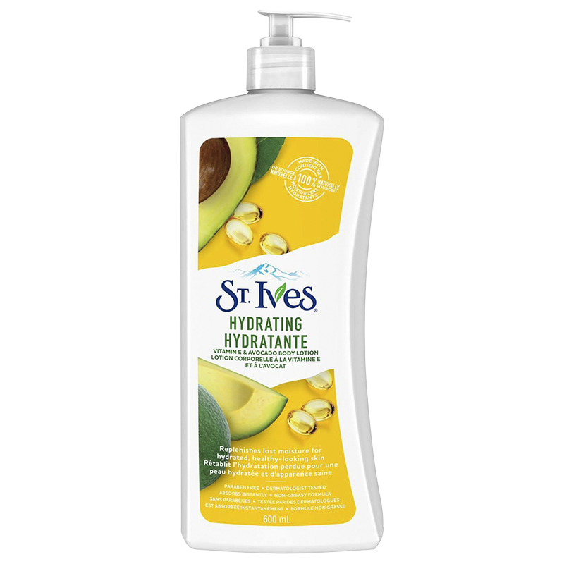 St. Ives Hydrating Vitamin E & Avocado Body Moisturizer - 600ml