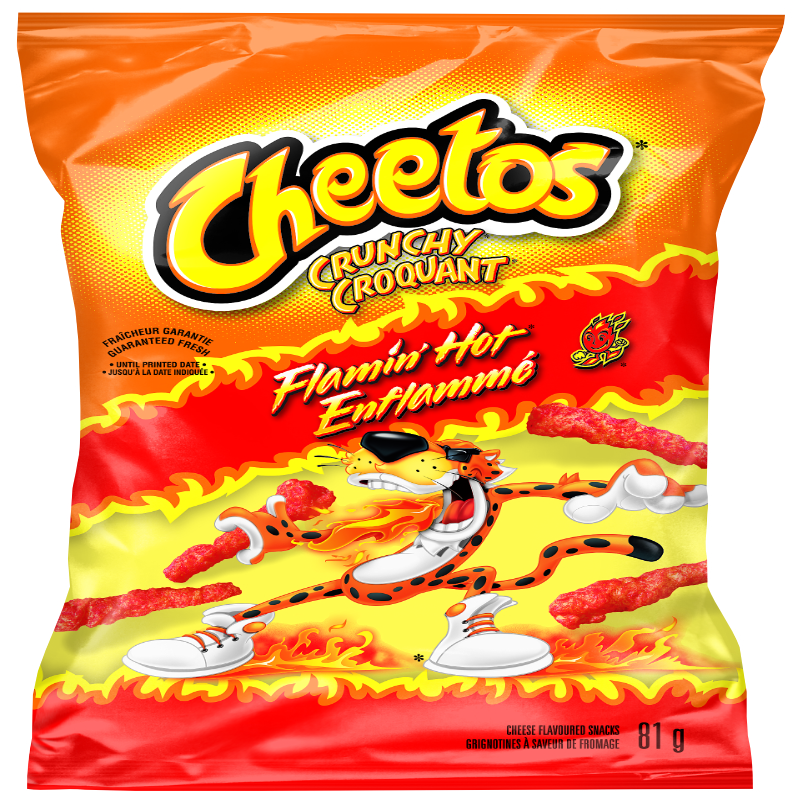 Cheetos Crunchy Flamin' Hot - Cheese Snack - 90 g