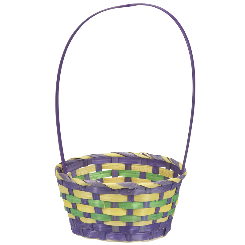 Easter Bamboo Basket - Assorted