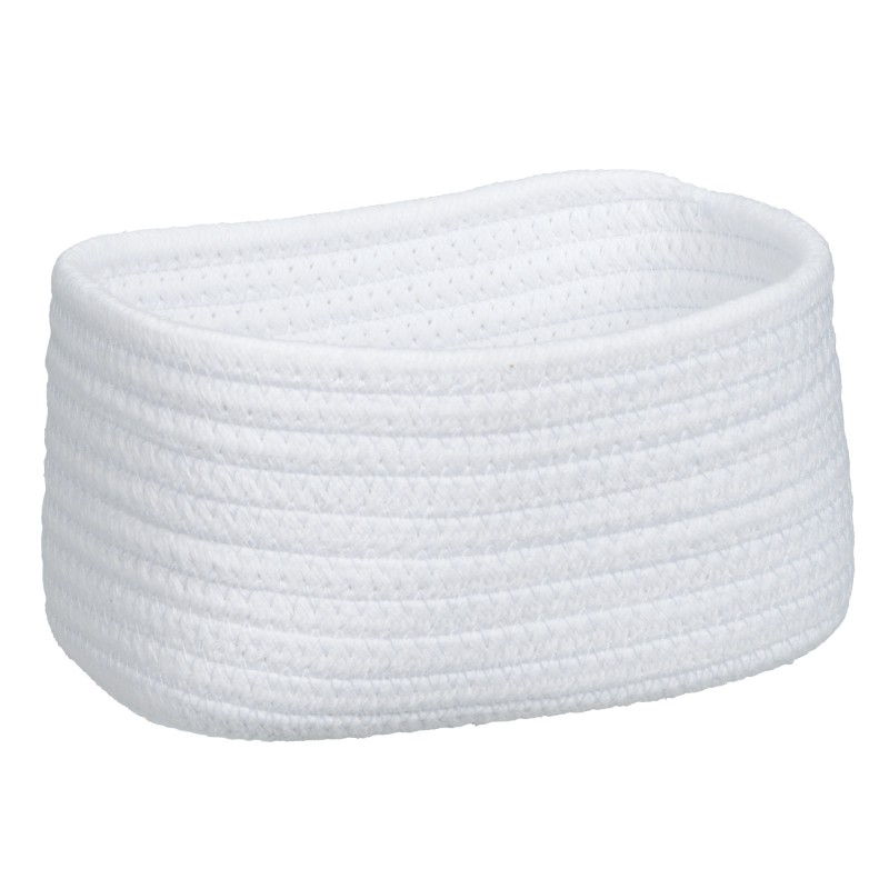 Collection by London Drugs Cotton/Polyester Rope Basket - White